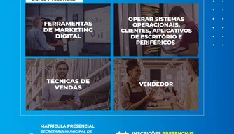 SENAC Esperantina abre inscrições para cursos gratuitos através do Programa Senac de Gratuidade (PSG)