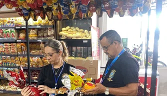 Imepi realiza mais de 60 perícias em produtos na Operação Páscoa em Teresina