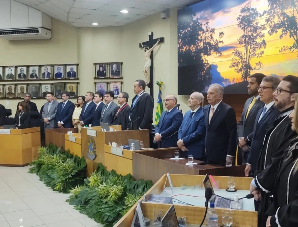 Posse dos novos presidente e vice-presidente e corregedor eleitoral no TRE
