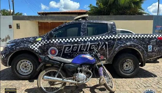 Veículo apreendido durante ação em Paulistana