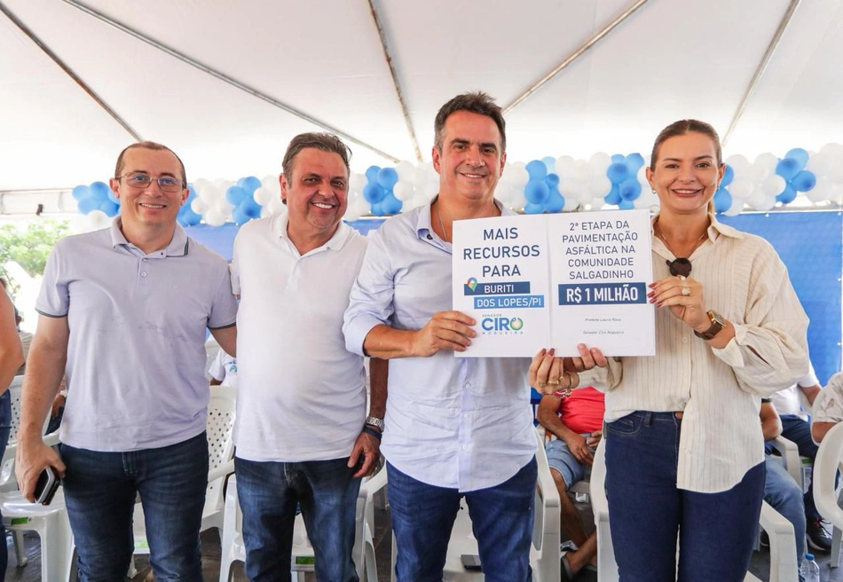 Ciro garante novo sistema de abastecimento d’água que beneficia mais moradores em Buriti dos Lopes