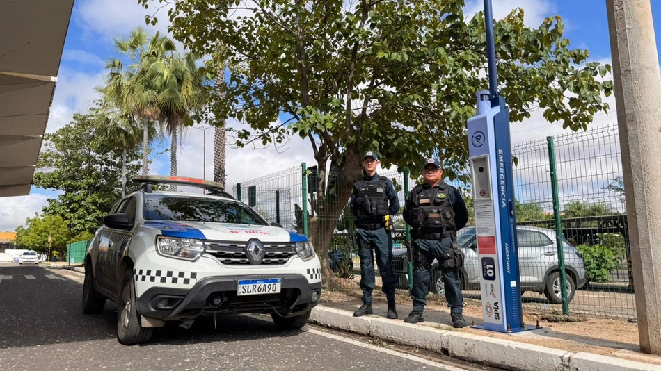 Totem inteligente com botão de emergência ajuda a recuperar moto roubada em Teresina