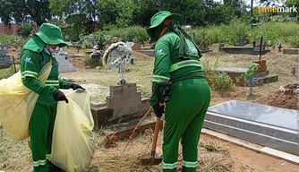 SDU Leste intensifica limpeza em cemitérios da região para Dia das Mães