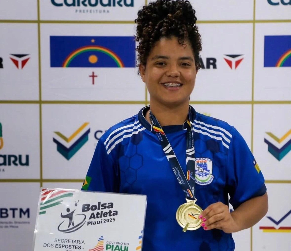 A atleta é atualmente a número 1 do ranking brasileiro na categoria sub-19.