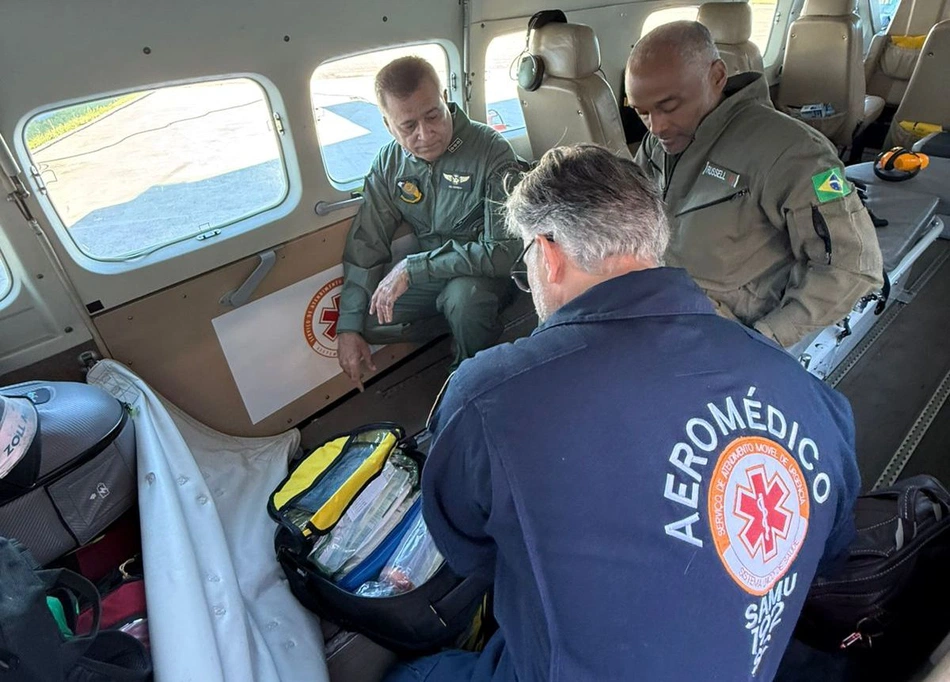 Representantes da saúde no Piauí estudam modelo de resgate aeromédico de Santa Catarina