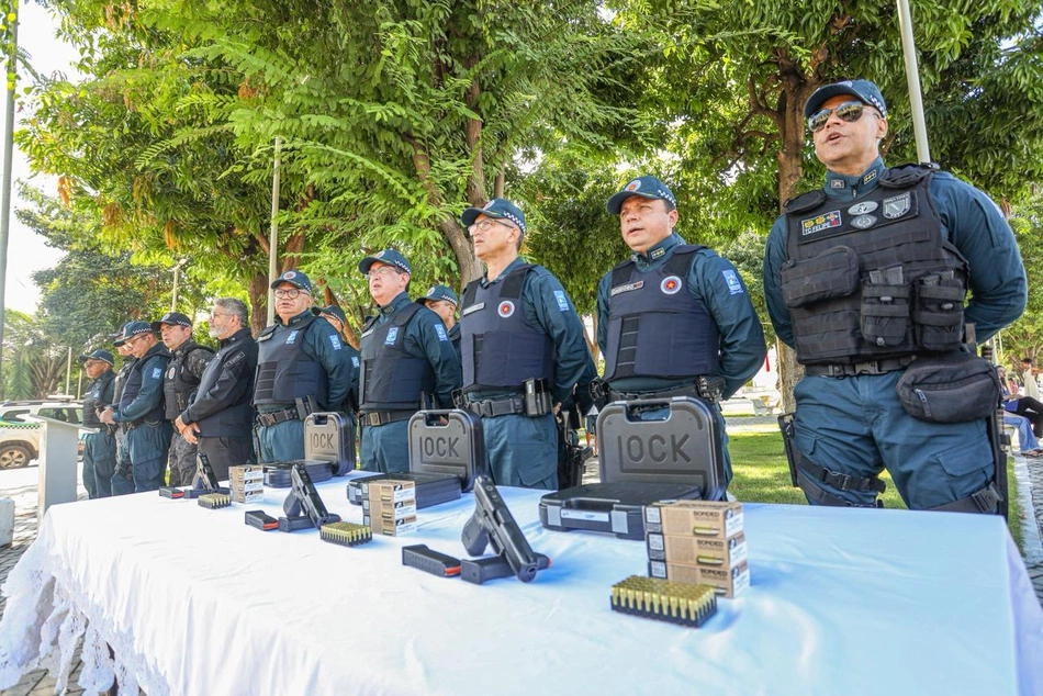 Armamento entregue para Polícia Militar