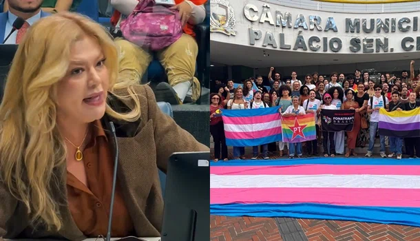 “Cosplay de Erika Hilton”, diz Samantha Cavalca sobre manifestantes na Câmara de Teresina