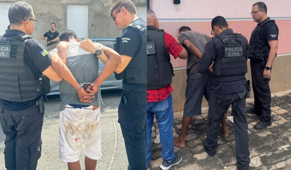 Polícia Civil prende dois suspeitos investigados por furtos a residências