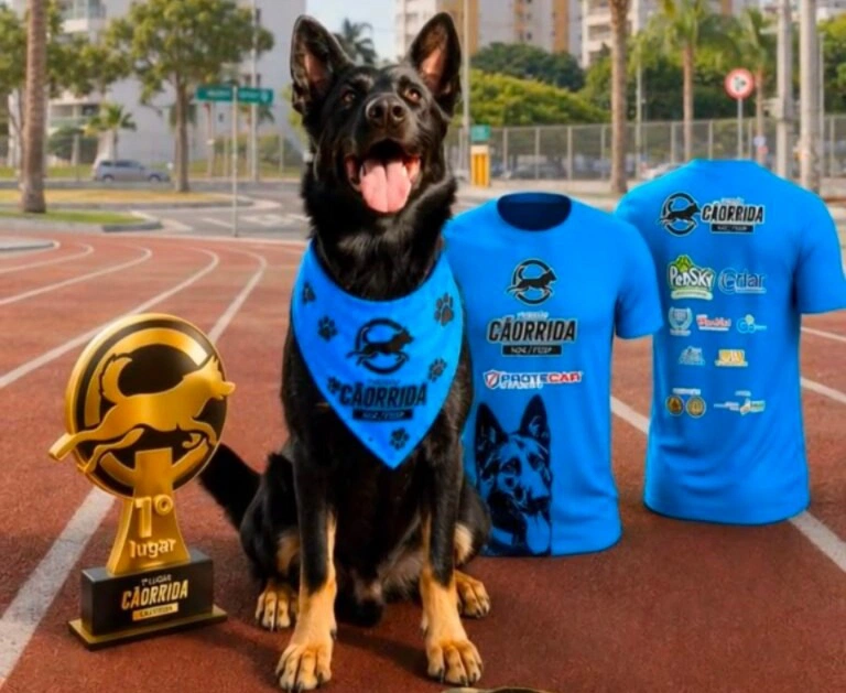 Secretaria de Segurança apresenta kit personalizado da 2ª Cãorrida em Teresina