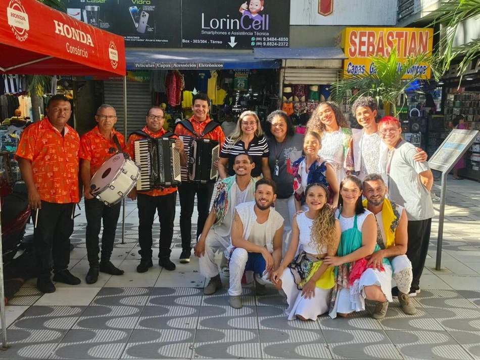 Concertos Reboco levou apresentação gratuita ao Shopping da Cidade de Teresina