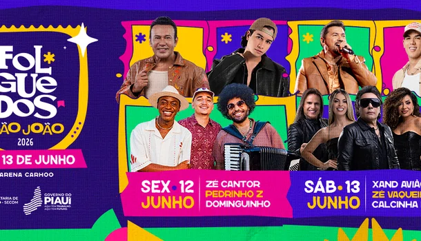 Folguedos São João reúne comemorações de junho nesta sexta e sábado, em Teresina