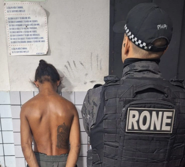 Polícia Militar do Piauí prende homem foragido da Justiça do Alagoas