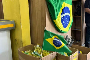Copa movimenta comércio com vendas de itens do Brasil na Capital