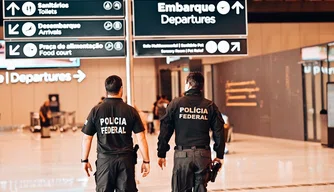 Polícia Federal conduz homem que fez falsa comunicação no aeroporto de Teresina