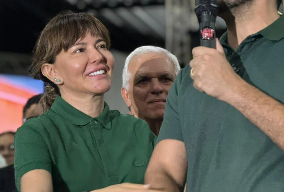 Ginásio Dídimo de Castro fica lotado durante lançamento das pré-candidaturas de Themistocles Filho e Marco