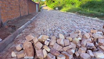 Prefeitura de Esperantina avança com obras de calçamento