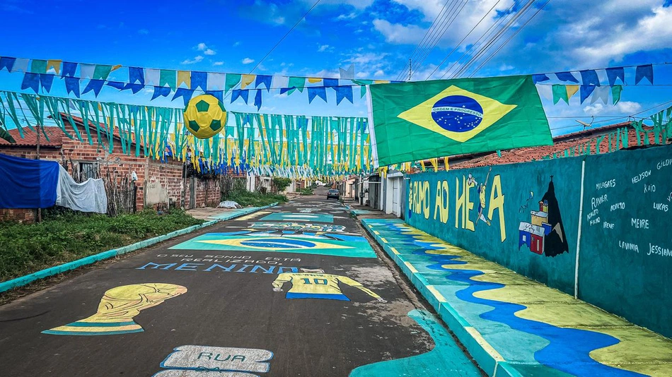 Rua José de Carvalho Ramos é a grande campeã do concurso “Minha Rua na Copa” em Esperantina