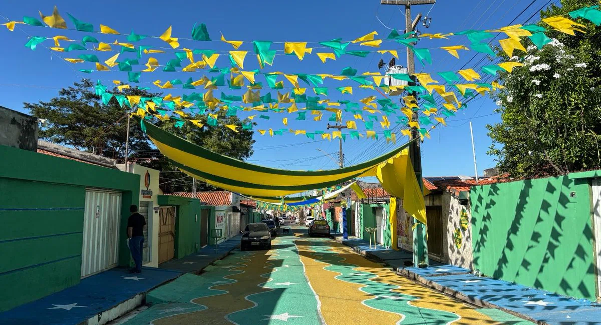 Rua da Copa do bairro Dirceu I