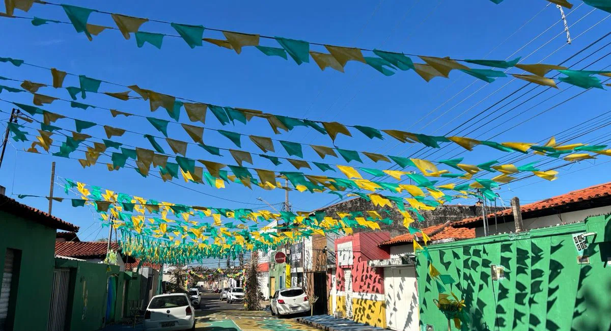 Rua da Copa do bairro Dirceu I