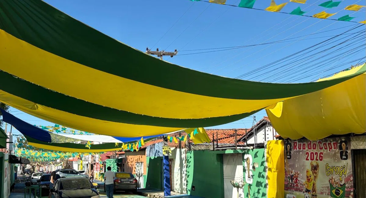 Rua da Copa do bairro Dirceu I