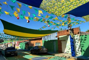 Teresinenses mostram empolgação pela seleção com a "Rua da Copa"