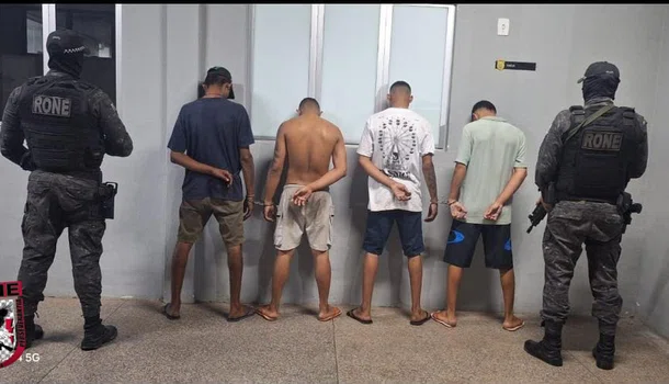 Polícia Militar prende três suspeitos de participação em homicídio em Teresina