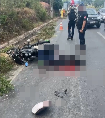 Homem morre após ter cabeça esmagada por carreta em acidente na zona Sul de Teresina