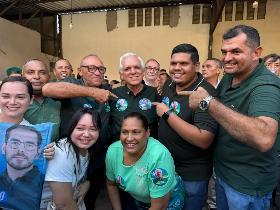 Convenção confirma candidaturas de Themístocles Filho e Marcos Aurélio durante ato político em Teresina