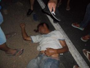 Rapaz sofreu uma forte pancada na cabeça(Imagem:Reprodução) Rapaz sofreu uma forte pancada na cabeça(Imagem:Reprodução)