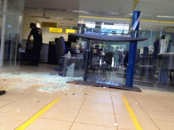 Assalto &agrave; ag&ecirc;ncia do Banco do Brasil em Miguel Alves(Imagem:Reprodu&ccedil;&atilde;o)