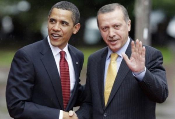 Barack Obama e Tayyip Erdogan(Imagem:Reprodu&ccedil;&atilde;o)