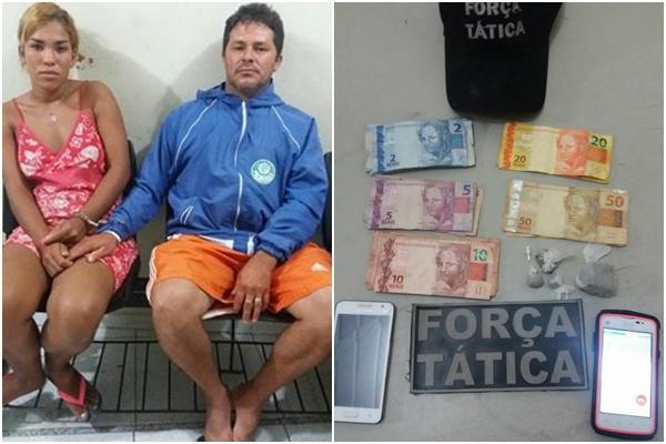 Casal é preso dentro de casa com entorpecentes(Imagem:Divulgação)