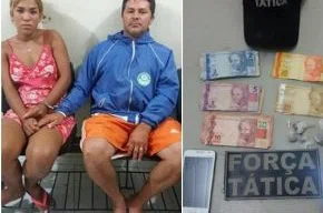 Casal é preso dentro de casa com entorpecentes