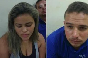 Casal preso na operação