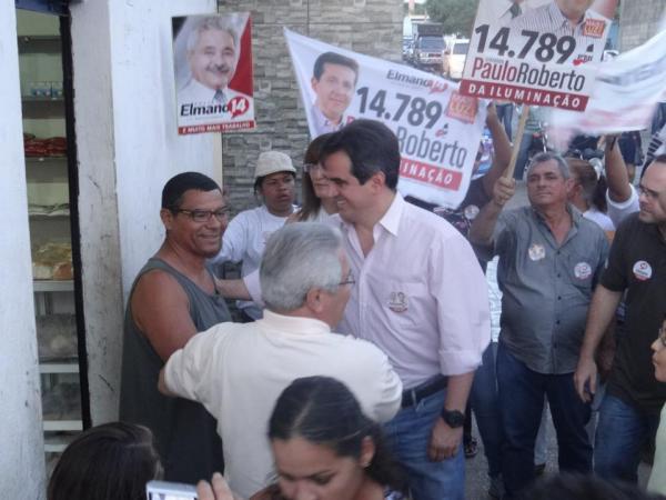 Ciro Nogueira acompanha Elmano em caminhada(Imagem:Reprodu&ccedil;&atilde;o)