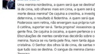 Comentário do Promotor Eliardo Cabral.