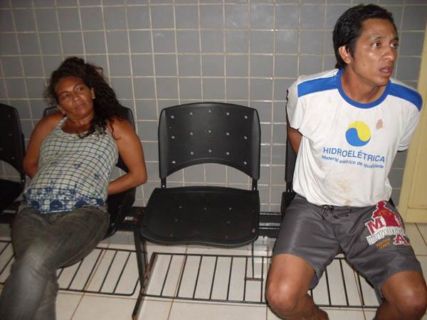 Danielson Tales Maciel e  Maria Luana da Silva.(Imagem:Chagas Silva)