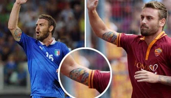 De Rossi e a tatuagem de "Laa-Laa"