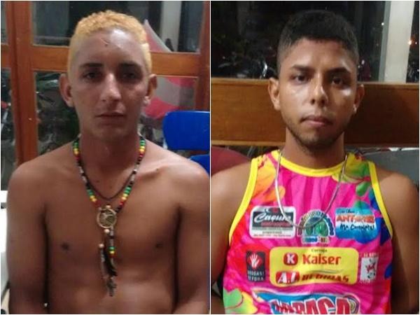 Dupla foi presa por porte ilegal de armas(Imagem:Reprodução)