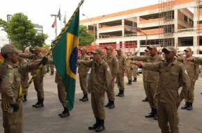 Formatura de Bombeiros Militar