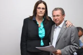 Graça Foster e Assis Carvalho.