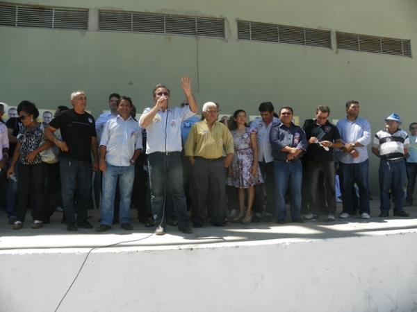 Lideran&ccedil;as pol&iacute;ticas presentes na inaugura&ccedil;&atilde;o(Imagem:Wanessa Gommes/GP1)
