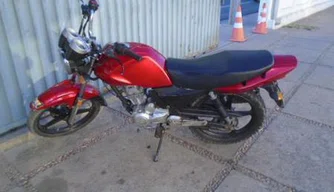 Moto recuperada pela PM