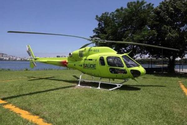 O helic&oacute;ptero para levar &oacute;rg&atilde;os custou R$ 8 milh&otilde;es  (Imagem:Reprodu&ccedil;&atilde;o)