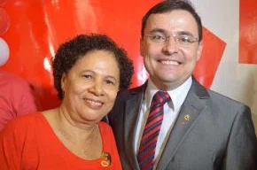 Posse dos novos diregentes do PT estadual e municipal.