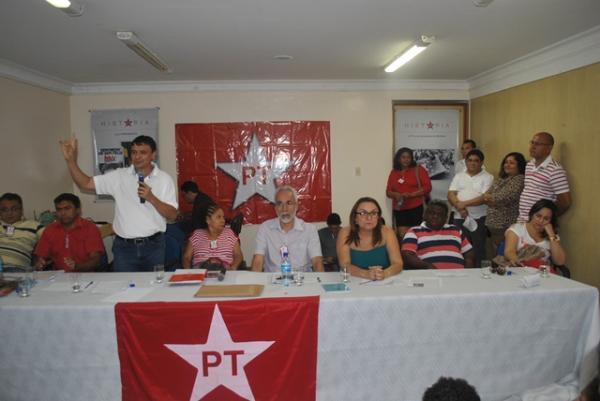 Senador Wellington Dias confirma posi&ccedil;&atilde;o do PT durante encontro regional.(Imagem:Reprodu&ccedil;&atilde;o)