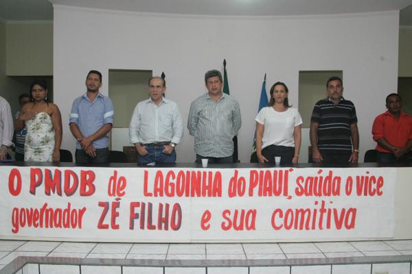 Z&eacute; Filho na caravana do PMDB.(Imagem:Divulga&ccedil;&atilde;o)