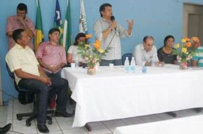 Zé Filho na caravana do PMDB.